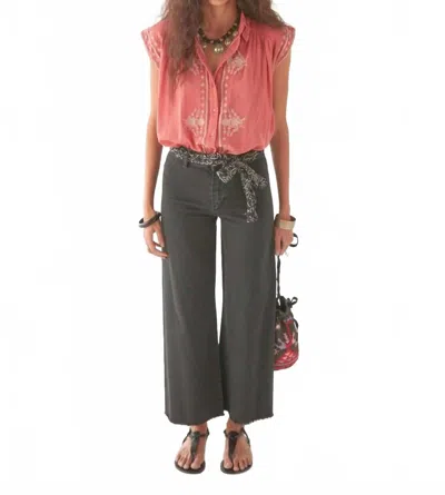 Maison Hotel Lula Pants In Vintage Charcoal In Multi