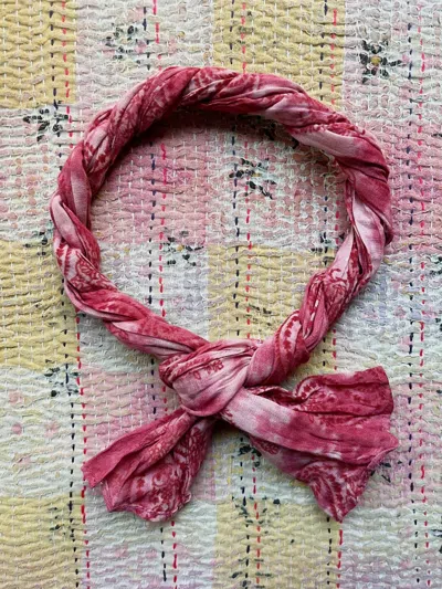 Maison Hotel Luna Scarf In Pink City In Multi