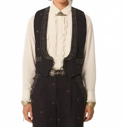 Maison Hotel Lupita Sleeveless Vest In Black