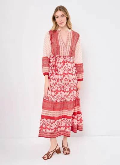 Maison Hotel Macarena Dress In Sangria In Multi