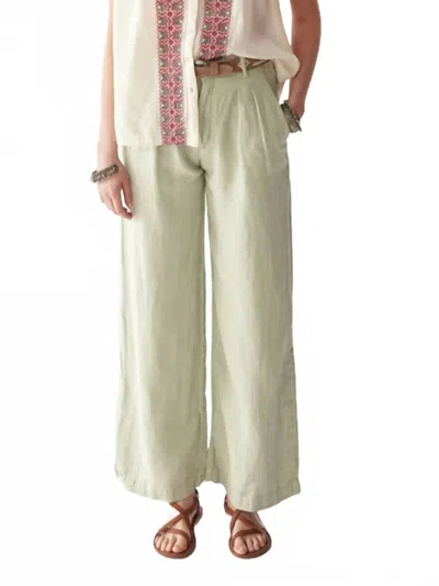Maison Hotel Marisa Pant In Avocado In Green