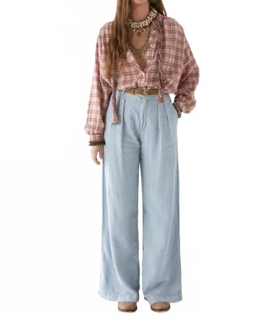 Maison Hotel Marisa Pants In Cielo Infinito In Blue