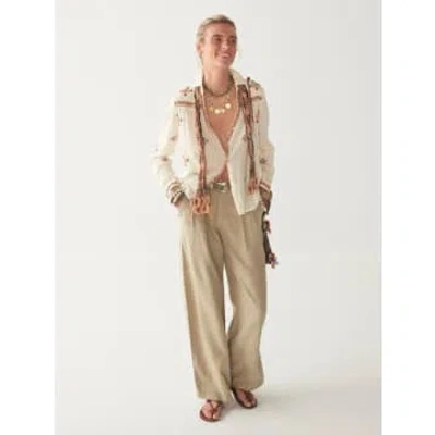 Maison Hotel Marisa Trousers In Neutral