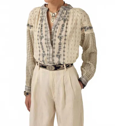 Maison Hotel Noemi Shirt In Ash In Multi
