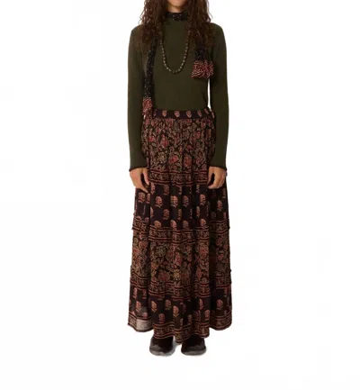 Maison Hotel Orazio Skirt In Artemisia Anguria In Multi