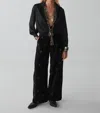 Maison Hotel Pepe Semi Wide Leg Pant In Black In Black