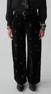 Maison Hotel Pepe Semi Wide Leg Pant In Black In Black