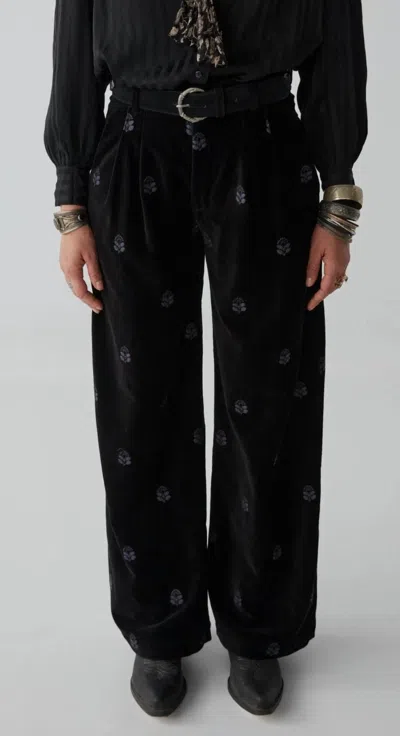 Maison Hotel Pepe Semi Wide Leg Pant In Black