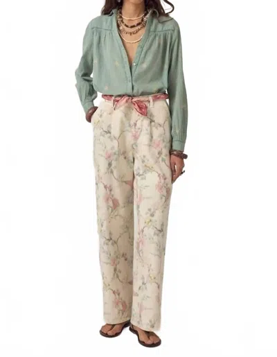 Maison Hotel Rani Medusa Shirt In Mint In Green
