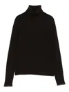 Maison Hotel Roll-neck Sweater In Brown