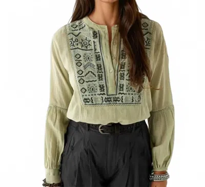 Maison Hotel Shanti Blouse In Al Green In Multi