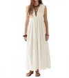 Maison Hotel The Amandine Maxi Dress In Lord Byron In Neutral