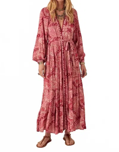 Maison Hotel Tina Dress In Volcano In Multi