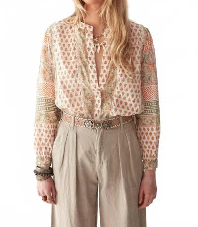 Maison Hotel Vera Blouse In Cream In Neutral