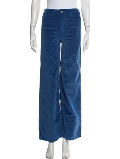 Pre-owned Maison Hotel Wide Leg Pants W/ Tags In Blue