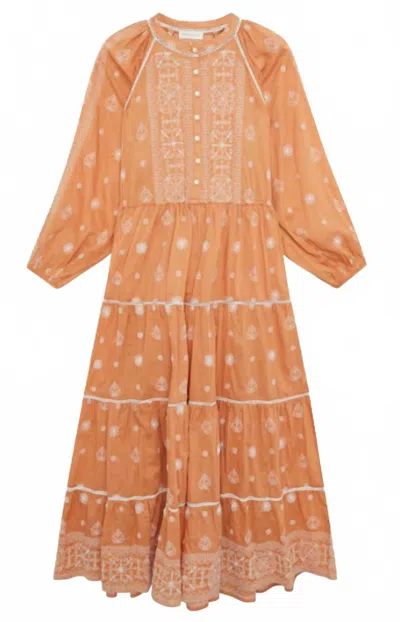 Maison Hotel Women's Caroline Dress In Pumpkin In Brown