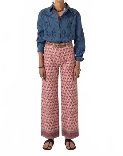 Maison Hotel Women's Fiorito Matteo Pants In Rosso In Red