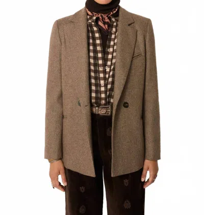 Maison Hotel Women's Jackie Blazer In Walnut In Brown