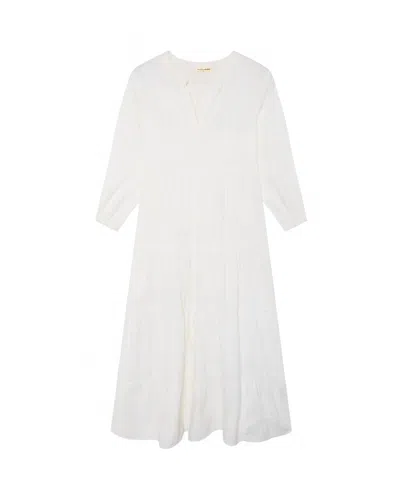 Maison Hotel Women's Leonor Dress In Panna Cotta In White