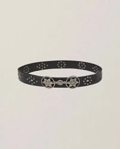 Maison Hotel Women's Rodolfo Belt In Bandido Ónix In Black