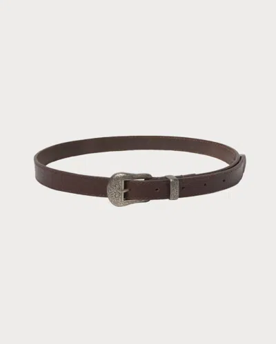 Maison Hotel Women's Western Dakota Belt In Dark Brown