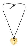 Maison Irem Big Heart Necklace In Gold