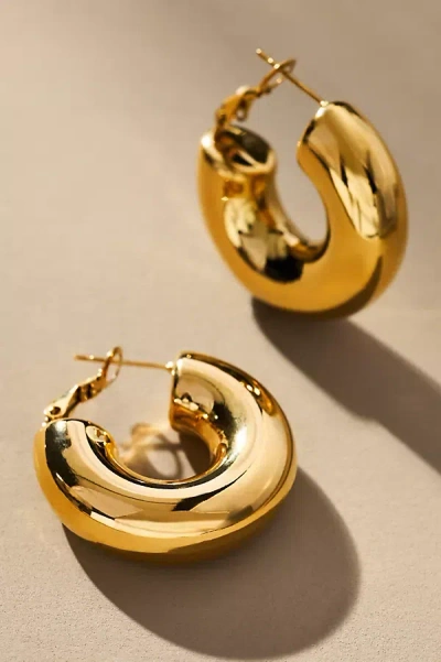 Maison Irem Chunky Hoop Earrings In Gold