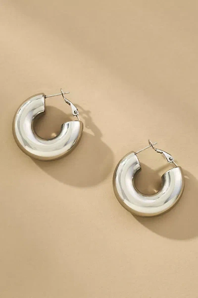 Maison Irem Chunky Hoop Earrings In Metallic