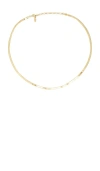 Maison Irem Herringbone Chain Necklace In Gold