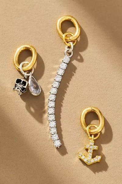 Maison Irem Juan Attachable Charms, Set Of 3 In Gold