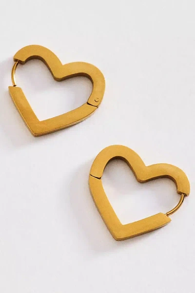 Maison Irem Lyra Huggie Earrings In Gold