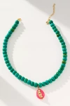 Maison Irem Navagio Necklace In Green