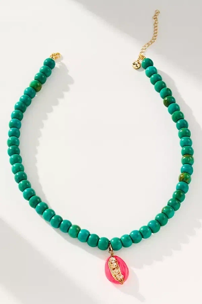 Maison Irem Navagio Necklace In Green