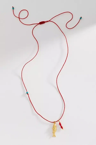 Maison Irem Pebble Necklace In Multi