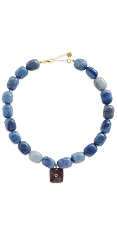 Maison Irem Spectrum Necklace Blue
