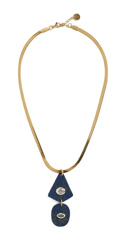 Maison Irem Talisman Necklace Blue