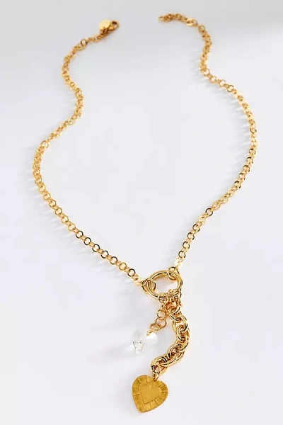 Maison Irem Thread Necklace In Gold
