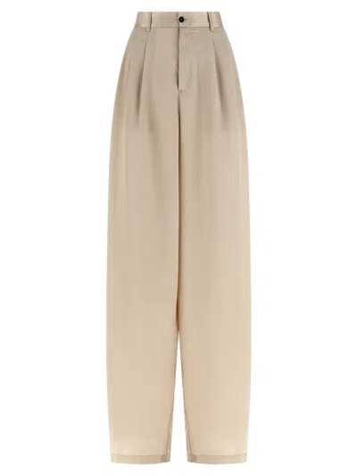 Maison Jejia Elsa Pants Beige In Brown