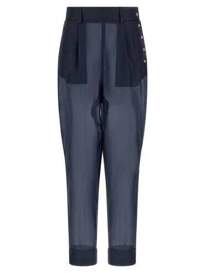 Maison Jejia Giulio Trousers In Navy