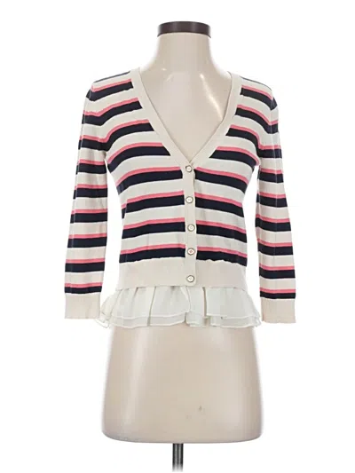 Pre-owned Maison Jules Cardigan Sweater In Ivory