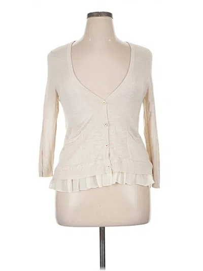 Pre-owned Maison Jules Cardigan Sweater In Ivory