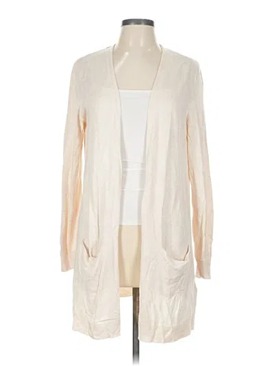 Pre-owned Maison Jules Cardigan Sweater In White