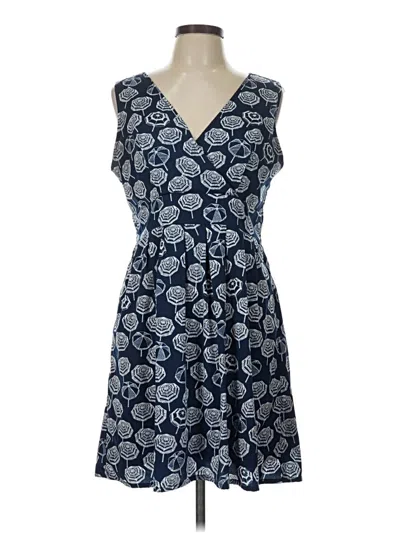 Pre-owned Maison Jules Casual Dress In Blue