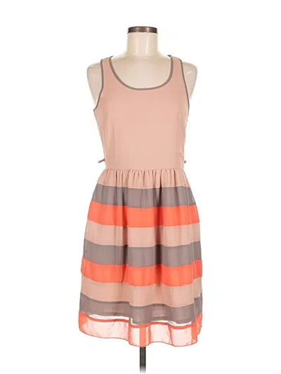 Pre-owned Maison Jules Casual Dress In Brown