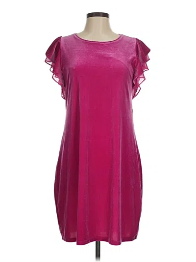 Pre-owned Maison Jules Casual Dress In Burgundy