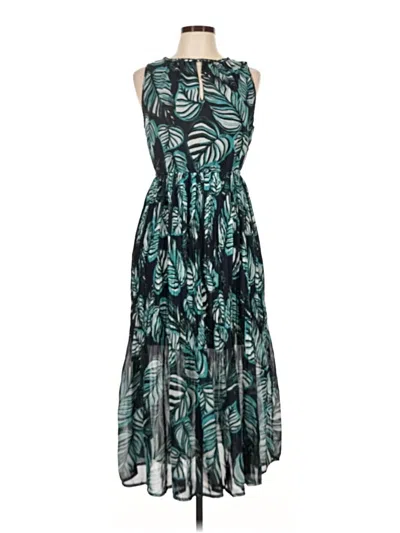Pre-owned Maison Jules Casual Dress In Teal
