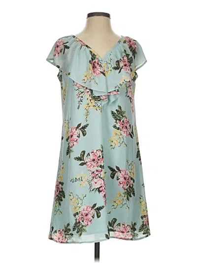 Pre-owned Maison Jules Casual Dress In Teal