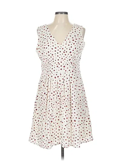 Pre-owned Maison Jules Casual Dress In White