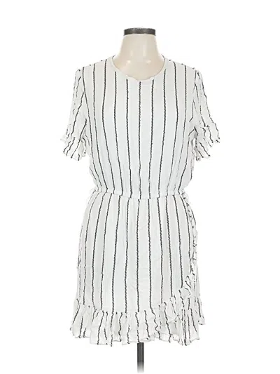 Pre-owned Maison Jules Casual Dress In White