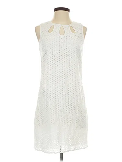 Pre-owned Maison Jules Casual Dress In White